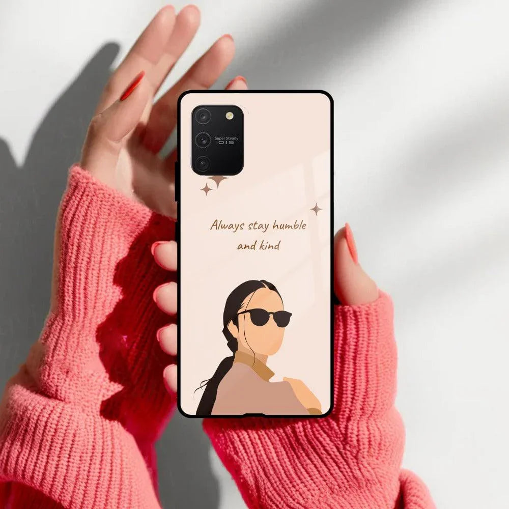 Always Stay Humble And Kind Glass Phone Cover for Samsung - ShopOnCliQ