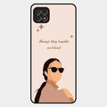 Always Stay Humble And Kind Glass Phone Cover for Samsung Galaxy F42 5G