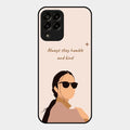 Always Stay Humble And Kind Glass Phone Cover for Samsung Galaxy M33 5G