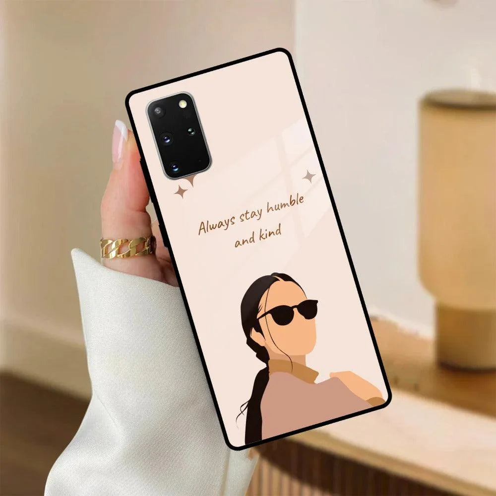 Always Stay Humble And Kind Glass Phone Cover for Samsung - ShopOnCliQ