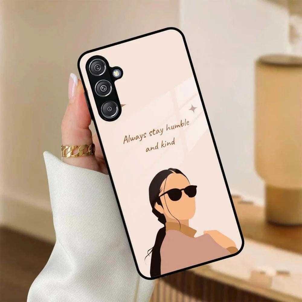 Always Stay Humble And Kind Glass Phone Cover for Samsung - ShopOnCliQ