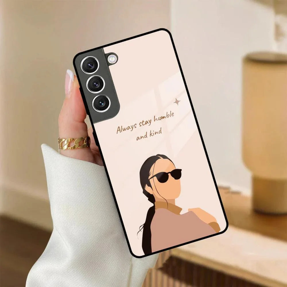 Always Stay Humble And Kind Glass Phone Cover for Samsung - ShopOnCliQ
