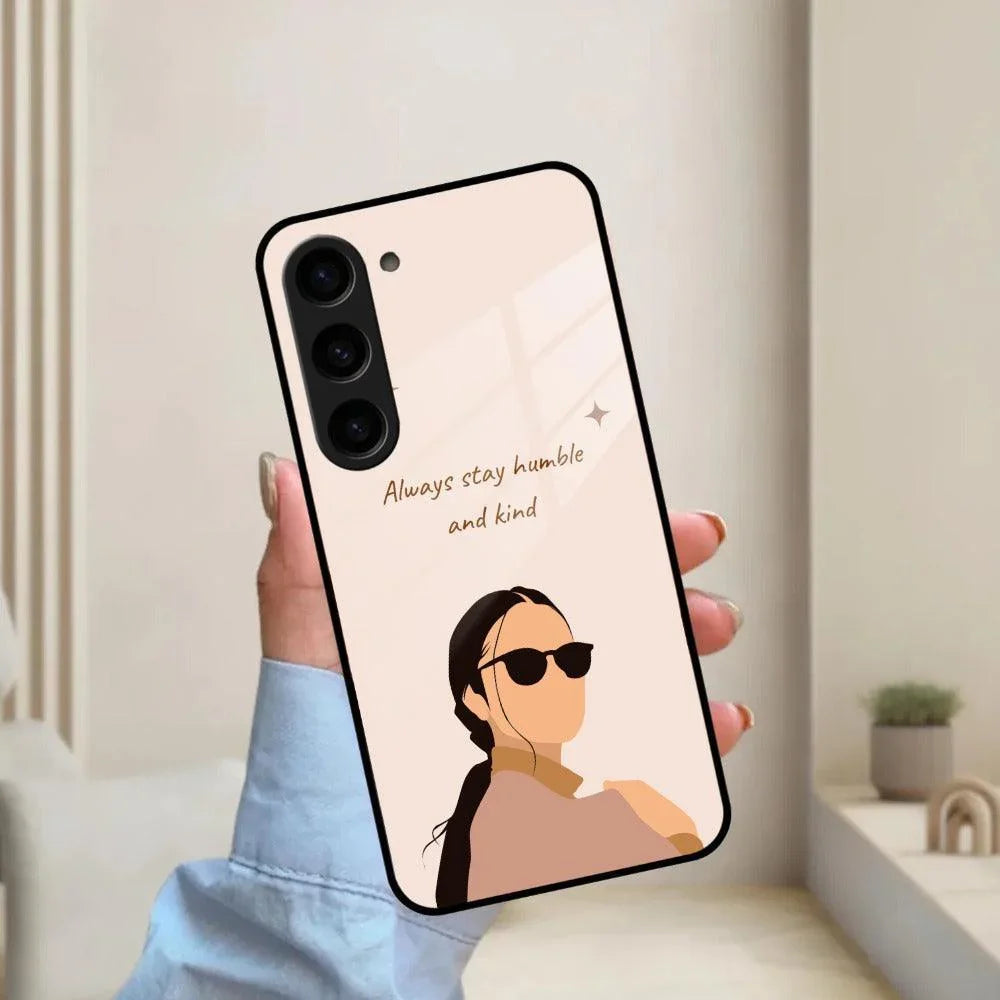 Always Stay Humble And Kind Glass Phone Cover for Samsung - ShopOnCliQ
