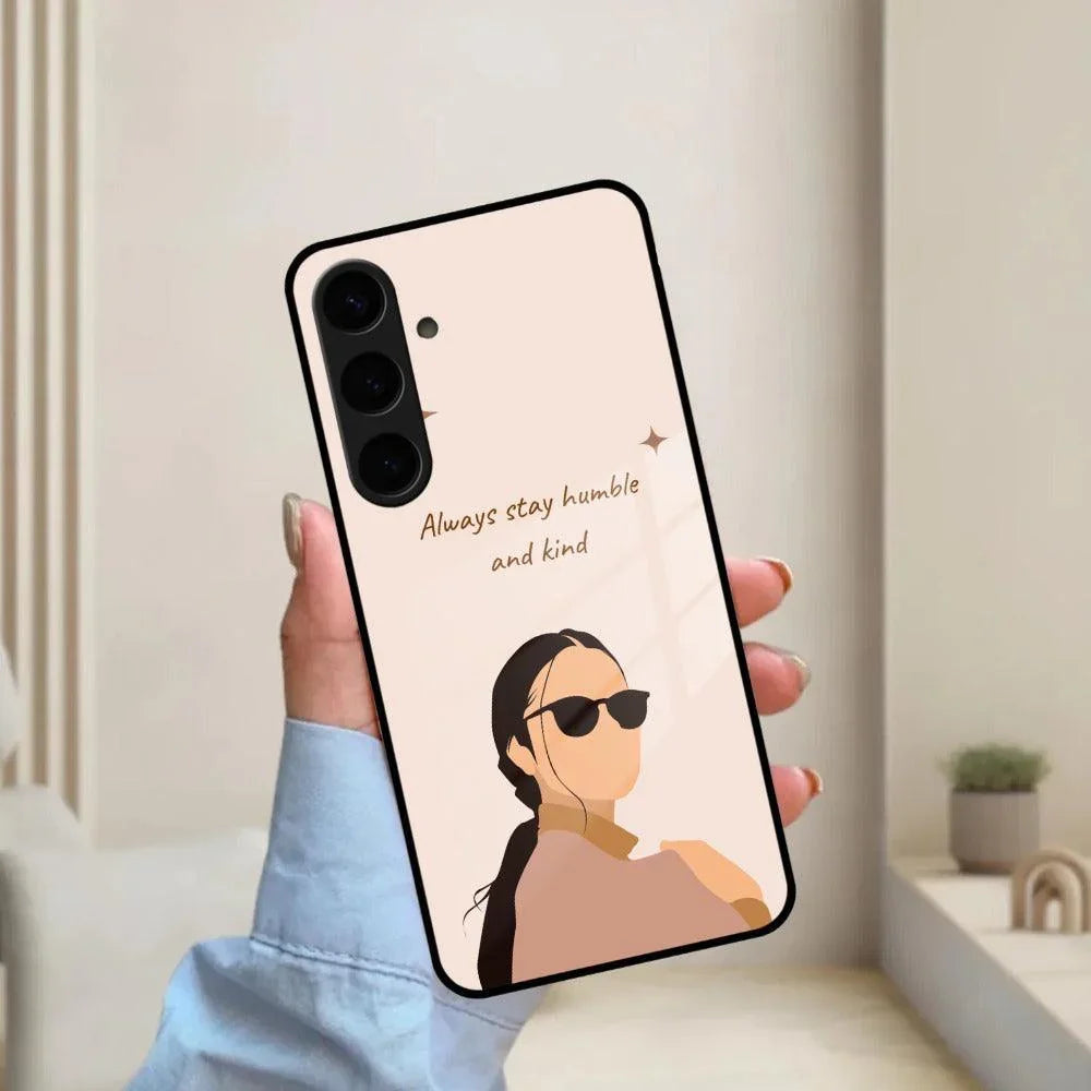 Always Stay Humble And Kind Glass Phone Cover for Samsung - ShopOnCliQ