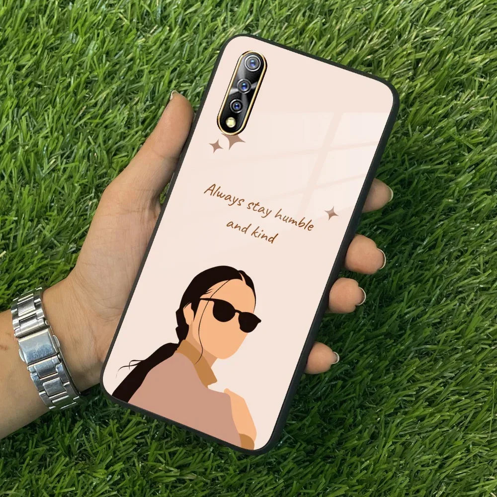 Always Stay Humble And Kind Glass Phone Cover For Vivo - ShopOnCliQ