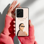 Always Stay Humble And Kind Glass Phone Cover For iQOO - ShopOnCliQ