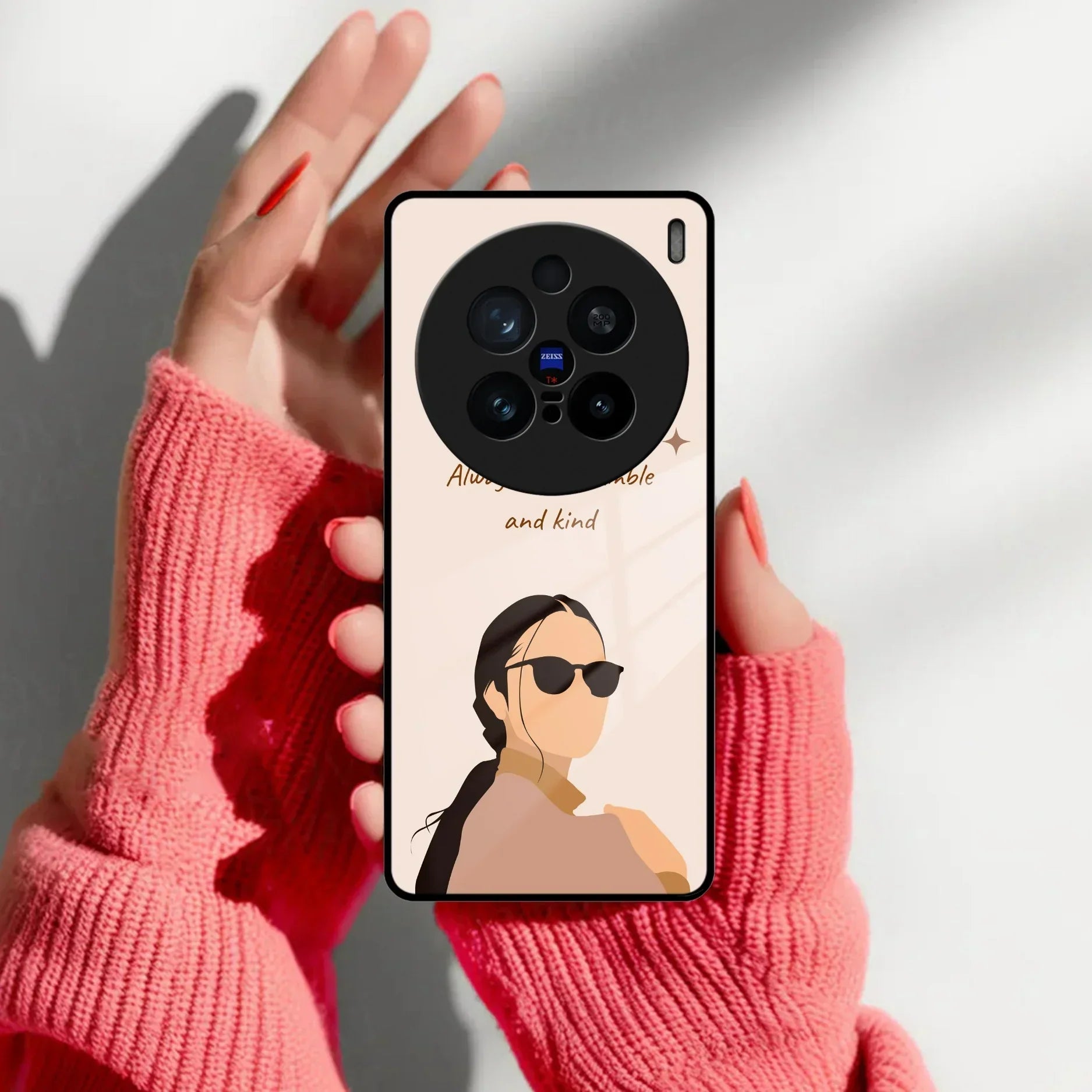Always Stay Humble And Kind Glass Phone Cover For Vivo - ShopOnCliQ