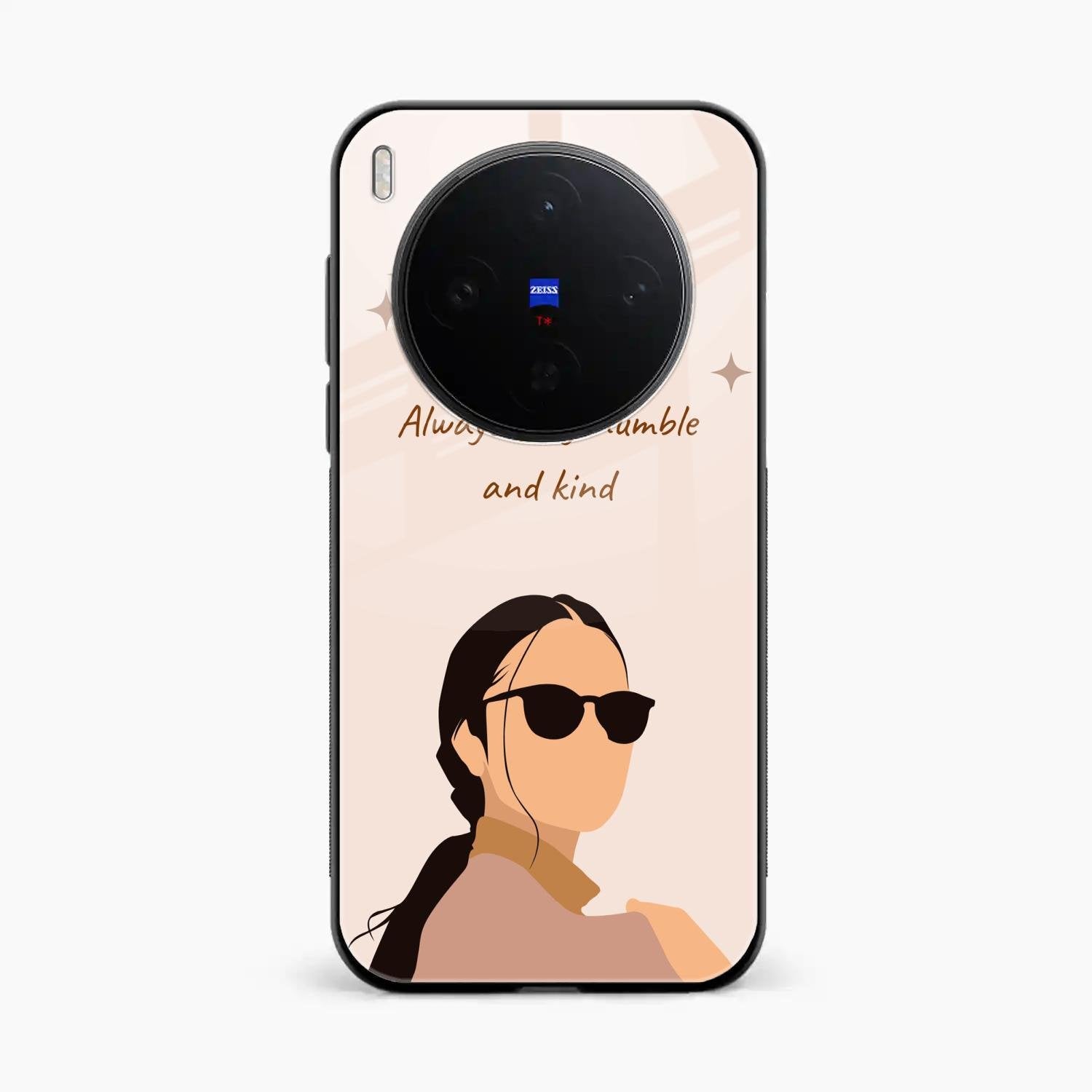 Always Stay Humble And Kind Glass Phone Cover for Vivo X300 5G