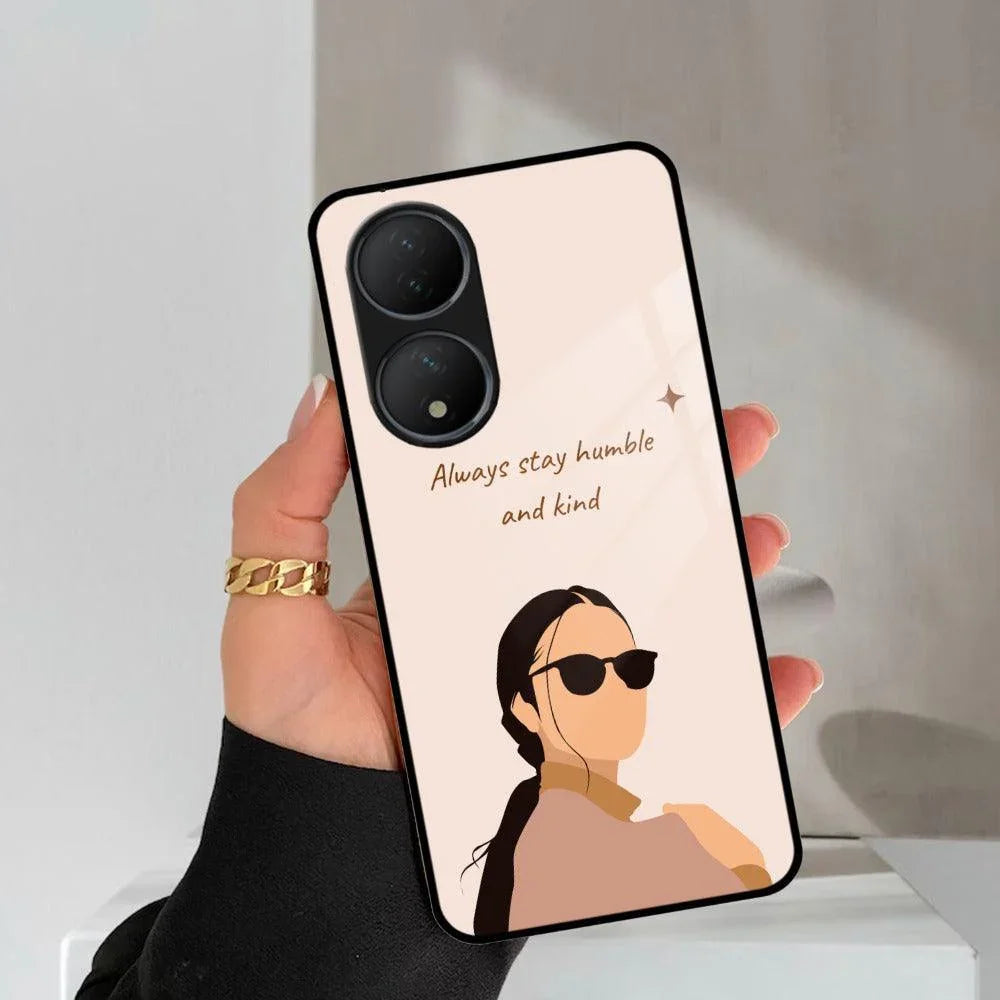 Always Stay Humble And Kind Glass Phone Cover For Vivo - ShopOnCliQ