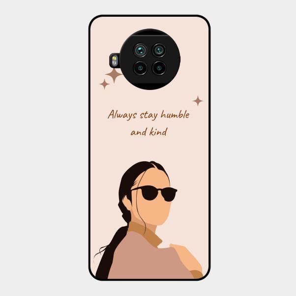 Always Stay Humble And Kind Glass Phone Cover for Xiaomi Mi 10I 5G