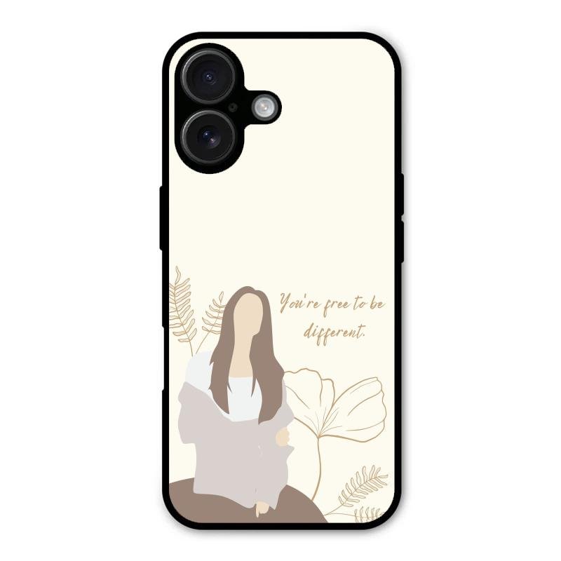Always Stay Humble And Kind Glass Phone Cover-V2 for iPhone 16 Plus