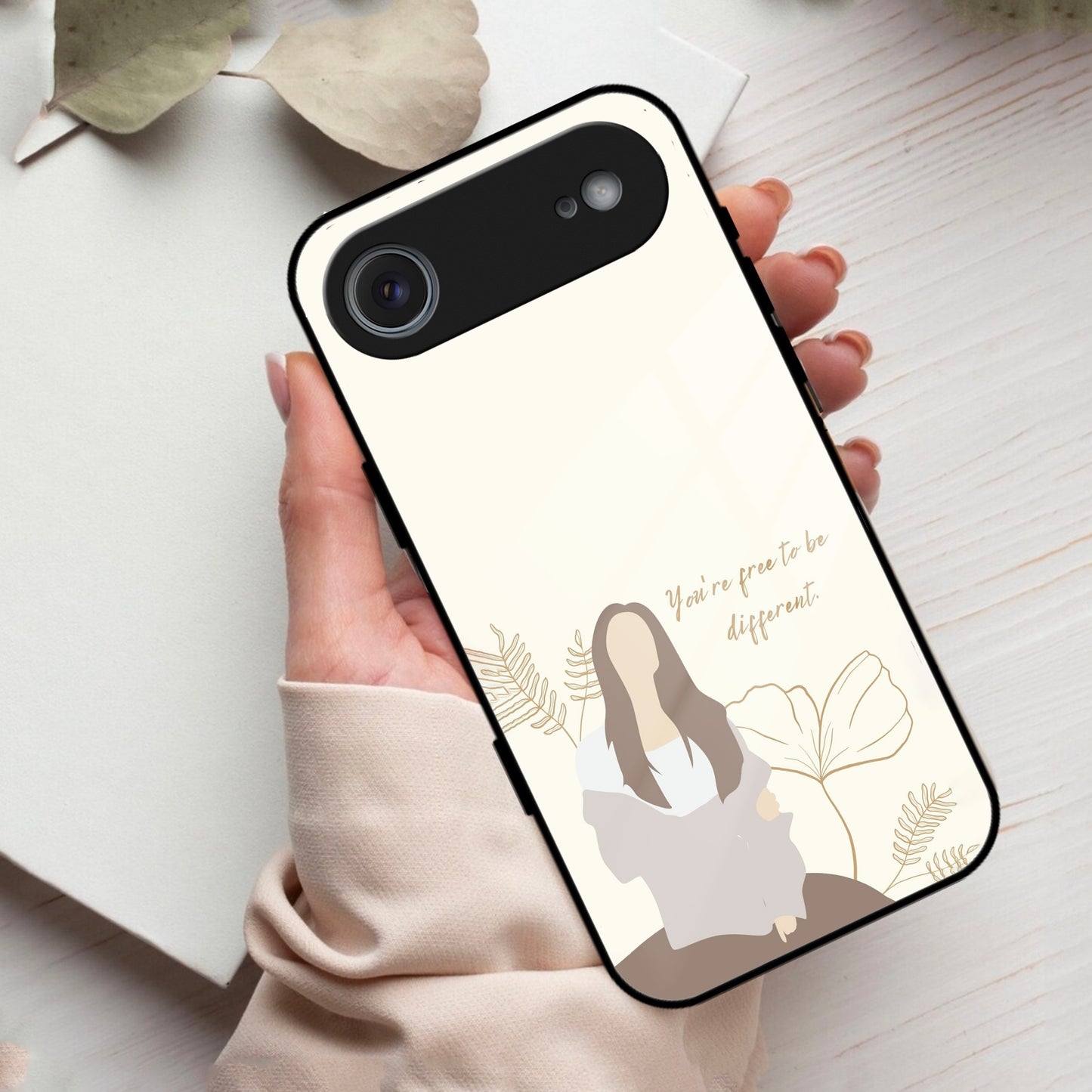 Always Stay Humble And Kind Glass Phone Cover-V2 for iPhone