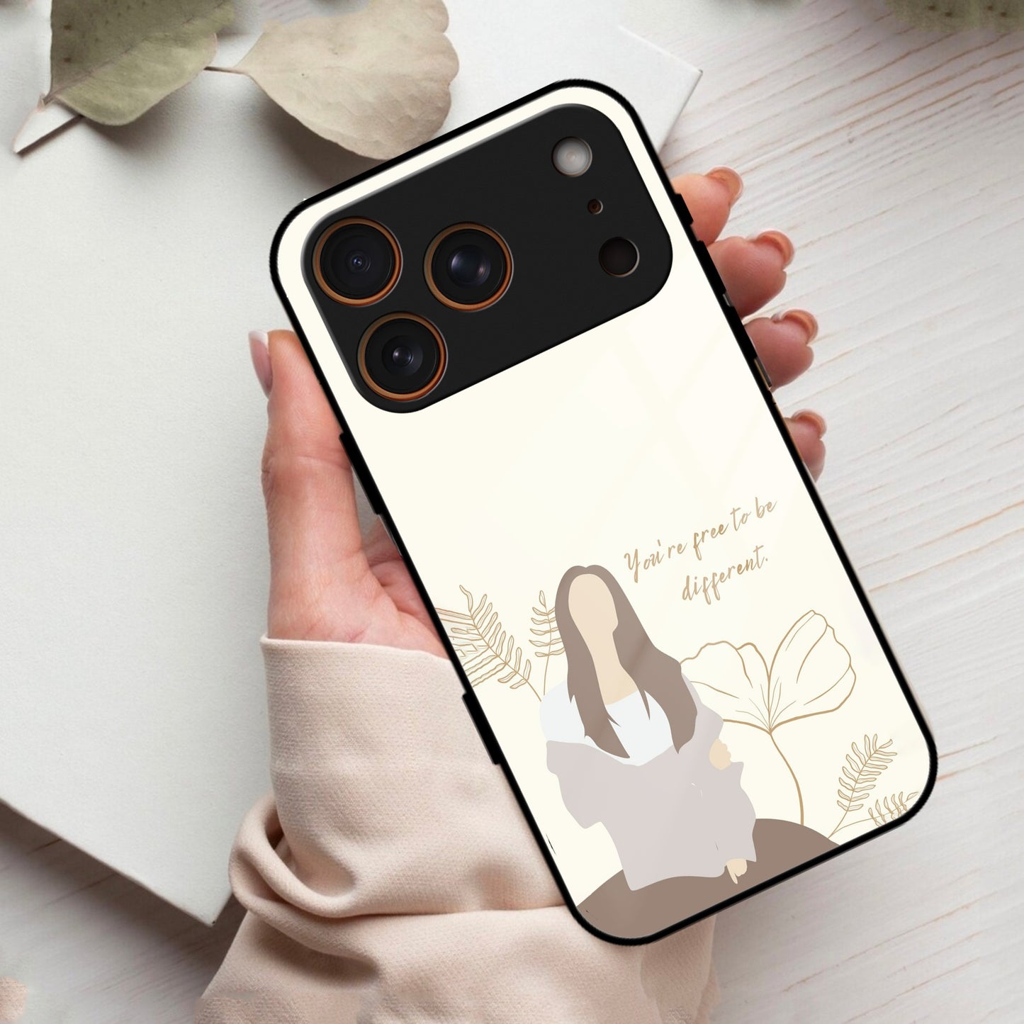 Always Stay Humble And Kind Glass Phone Cover-V2 for iPhone