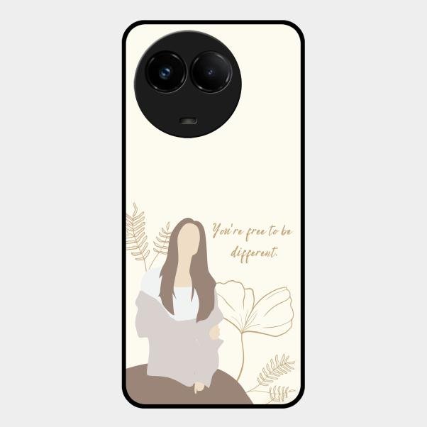 Always Stay Humble And Kind Glass Phone Cover-V2 for Realme C67 5G