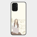 Always Stay Humble And Kind Glass Phone Cover-V2 for Redmi Note 10