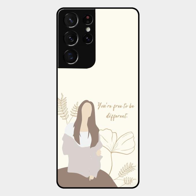 Always Stay Humble And Kind Glass Phone Cover-V2 for Samsung Galaxy S21 Ultra