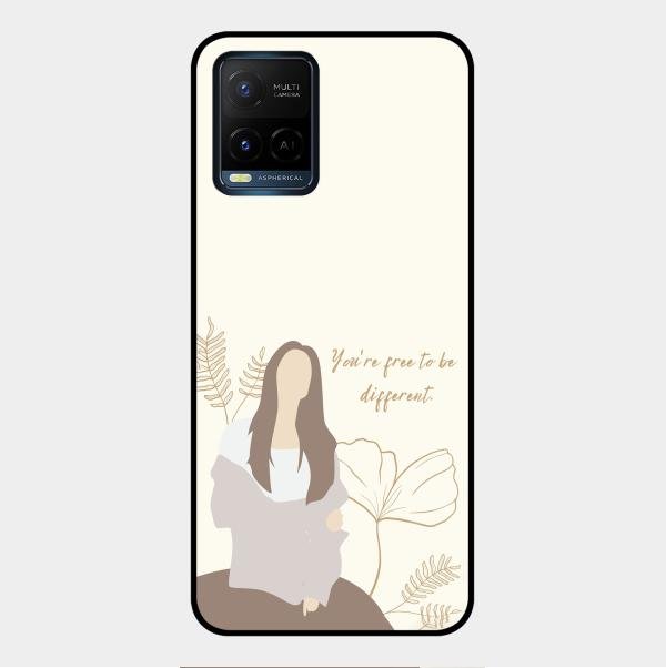 Always Stay Humble And Kind Glass Phone Cover-V2 for Vivo Y21E