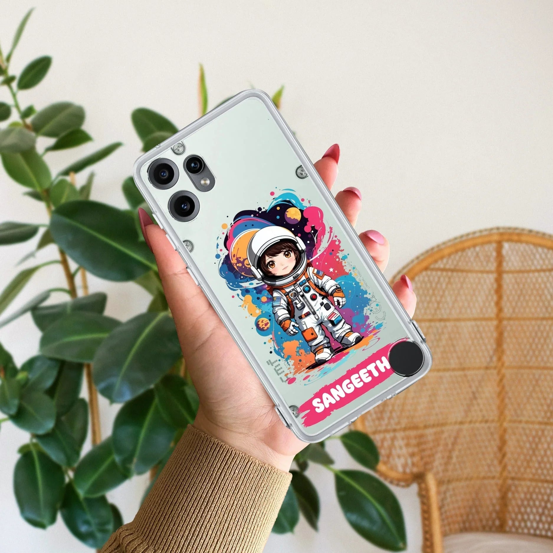 Astronaut Customize Transparent Silicon Case For Nothing - ShopOnCliQ