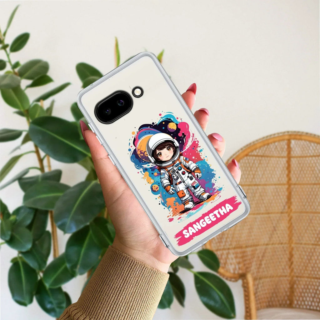 Astronaut Customize Anti Yellow Case For Google Pixel 10a 5G