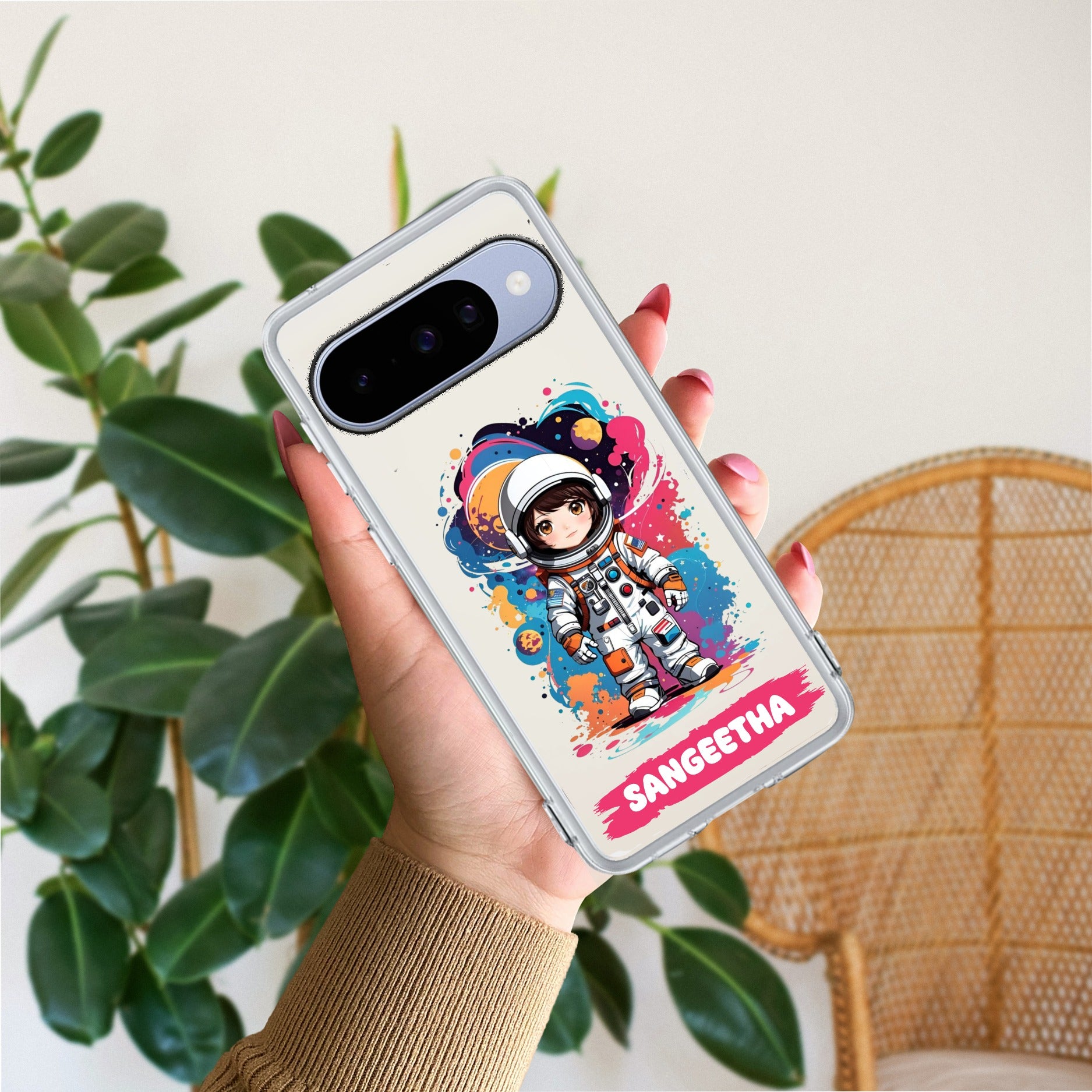 Astronaut Customize Transparent Silicon Case For Google - ShopOnCliQ