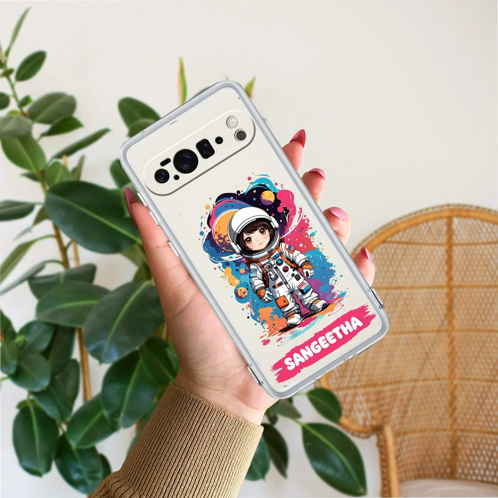 Astronaut Customize Anti Yellow Case For Google Pixel 10 Pro XL