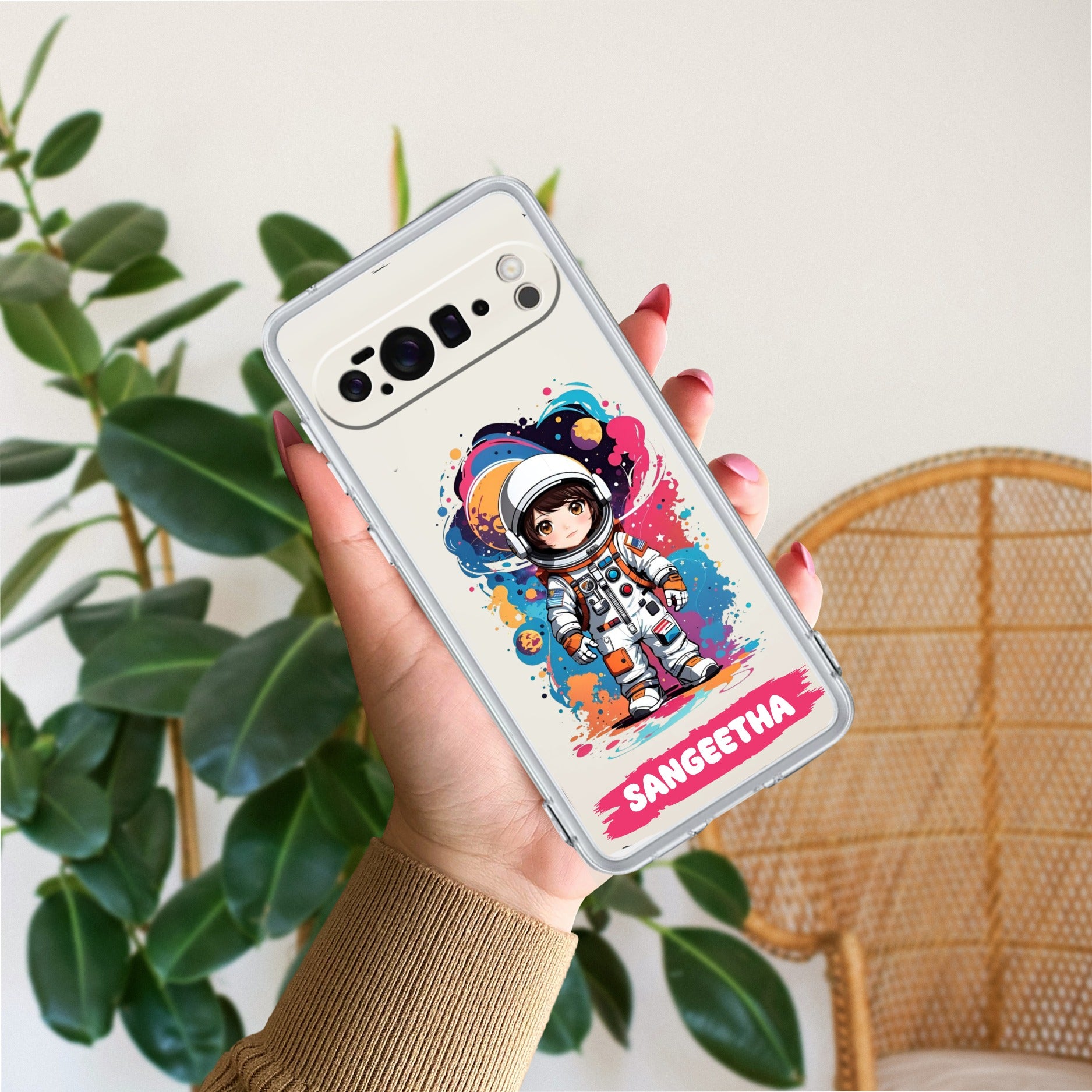 Astronaut Customize Transparent Silicon Case For Google - ShopOnCliQ