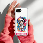 Astronaut Customize Anti Yellow Clear Case For iPhone 17e