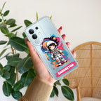 Astronaut Customize Transparent Silicon Case For iQOO Z7 5G