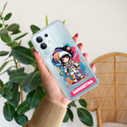 Astronaut Customize Transparent Silicon Case For iQOO Z10x 5G