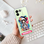 Astronaut Customize Transparent Silicon Case For iQOO Z7 Pro 5G