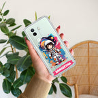 Astronaut Customize Transparent Silicon Case For Vivo V40e 5G