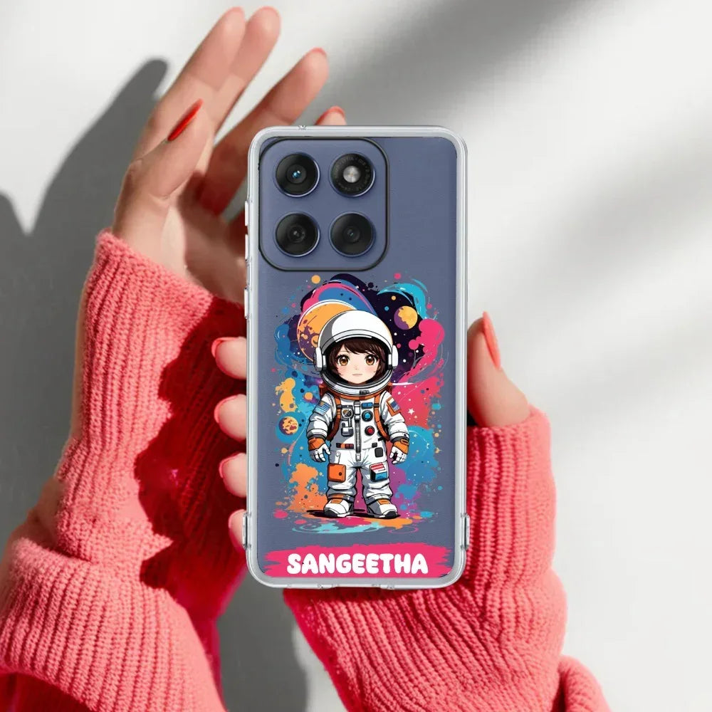 Astronaut Customize Anti Yellow Case For Motorola Edge 60 Pro 5G