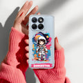 Astronaut Customize Transparent Silicon Case For Motorola