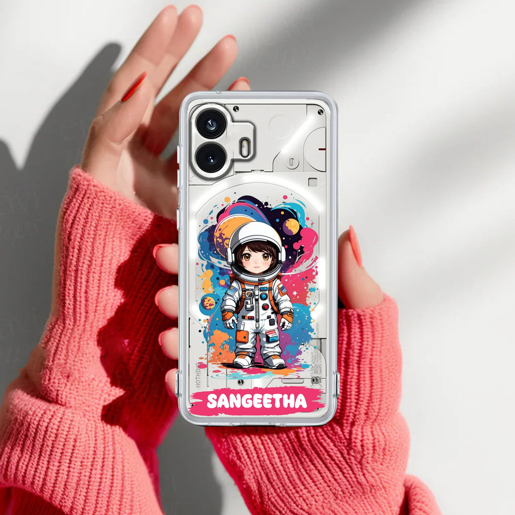 Astronaut Customize Anti Yellow Case For Nothing Phone 2
