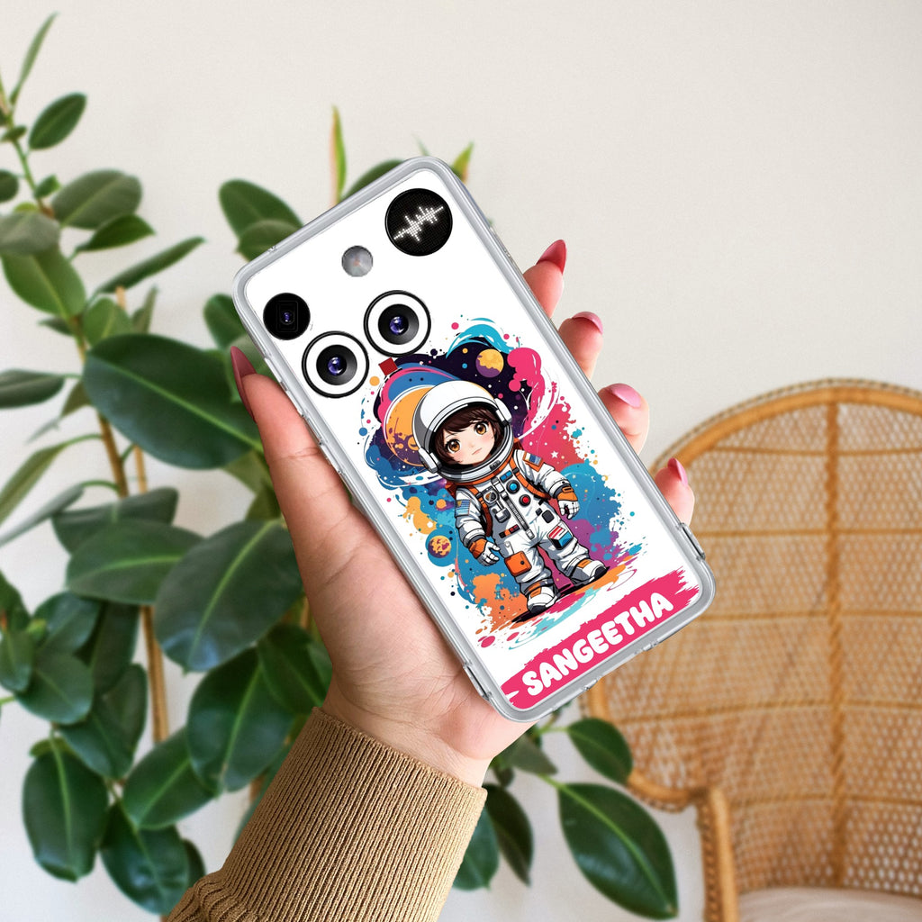 Astronaut Customize Anti Yellow Case For Nothing Phone 3