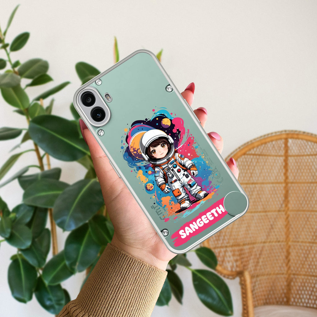 Astronaut Customize Anti Yellow Case For CMF Nothing Phone 1 5G