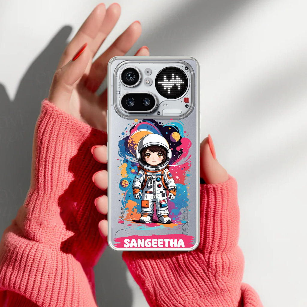 Astronaut Customize Anti Yellow Case For Nothing Phone 4A Pro 5G