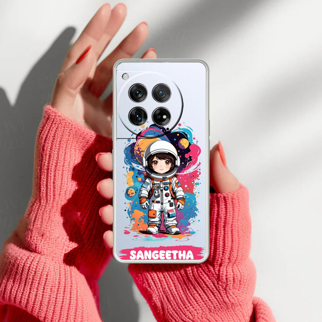 Astronaut Customize Anti Yellow Case For OnePlus 12 5G