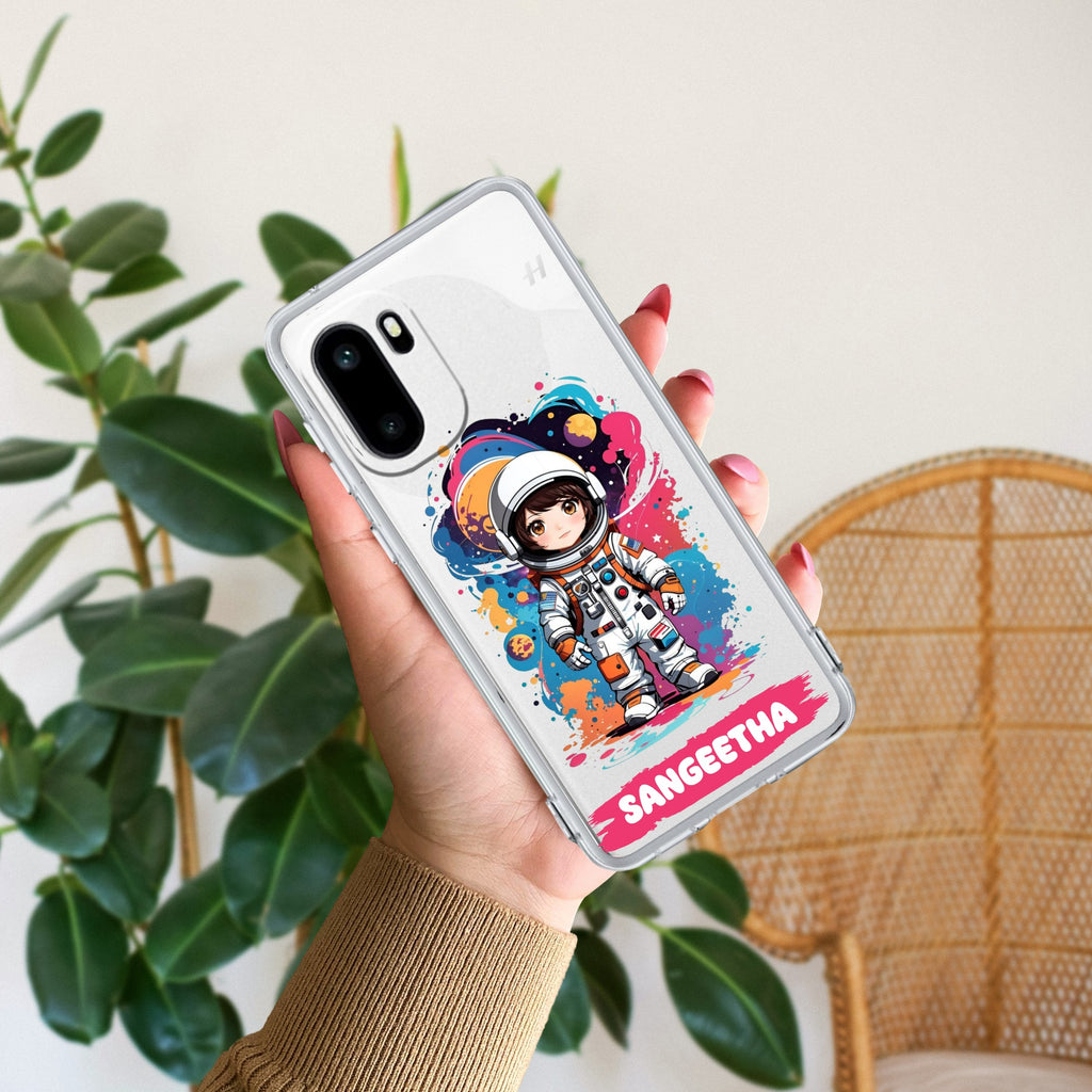 Astronaut Customize Anti Yellow Case For OnePlus 15R 5G