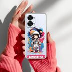 Astronaut Customize Transparent Silicon Case For OnePlus Nord 2T 5G