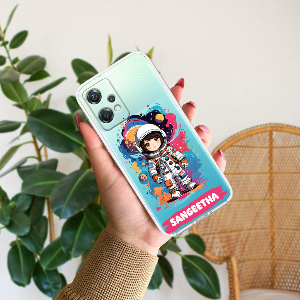 Astronaut Customize Anti Yellow Case For OnePlus Nord CE 2 Lite