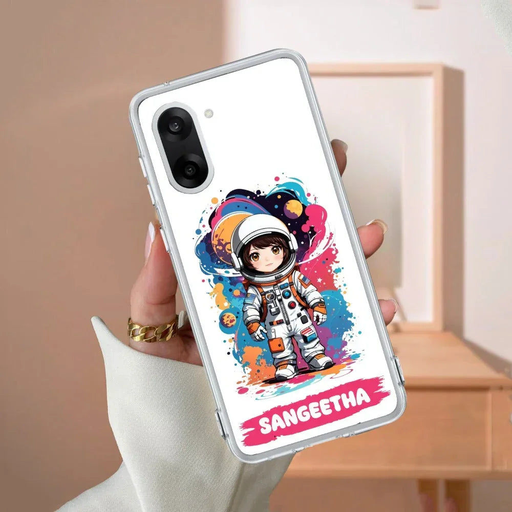 Astronaut Customize Transparent Silicon Case For OnePlus - ShopOnCliQ
