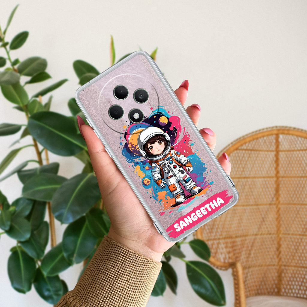 Astronaut Customize Anti Yellow Case For Oppo F27 Pro Plus 5G