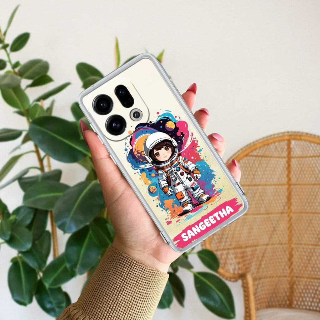 Astronaut Customize Anti Yellow Case For Oppo Find X9 5G