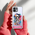 Astronaut Customize Transparent Silicon Case For Oppo Reno 12 5G