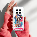 Astronaut Customize Transparent Silicon Case For Realme 14 Pro Lite 5G