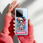 Astronaut Customize Anti Yelllow Case For Realme GT 7 5G
