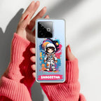 Astronaut Customize Anti Yelllow Case For Realme GT 7T 5G