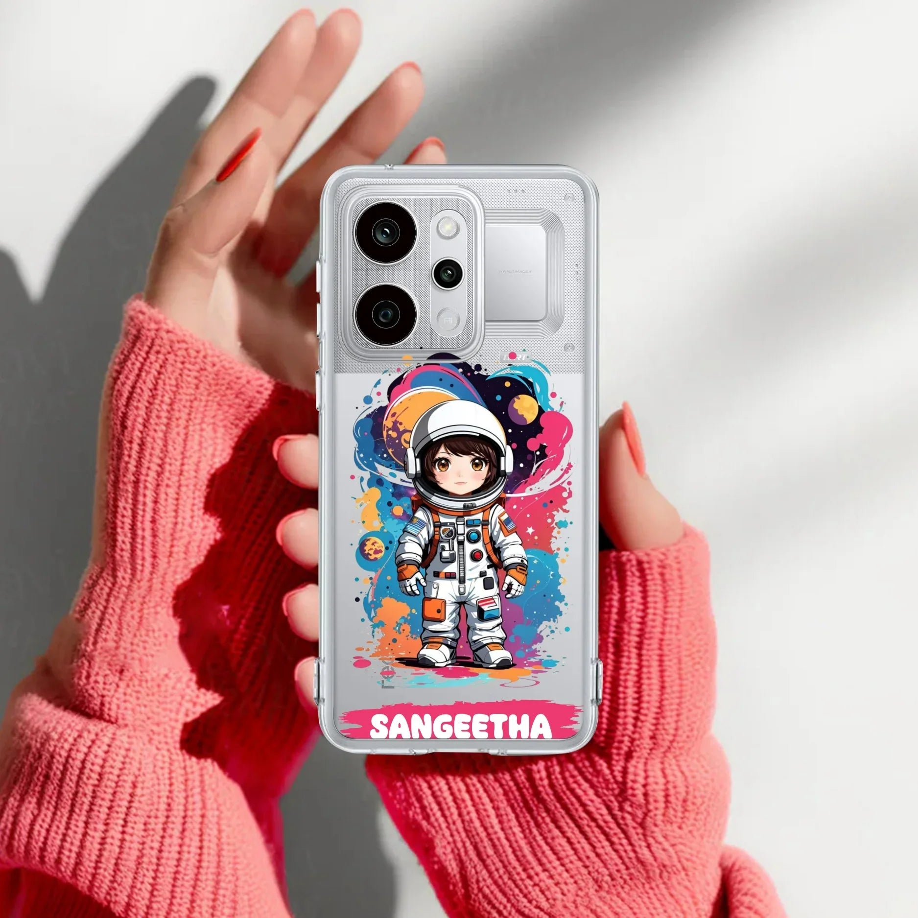 Astronaut Customize Anti Yelllow Case For Realme P4 Power 5G