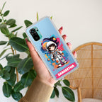 Astronaut Customize Transparent Silicon Case For Redmi Note 10 / 10S